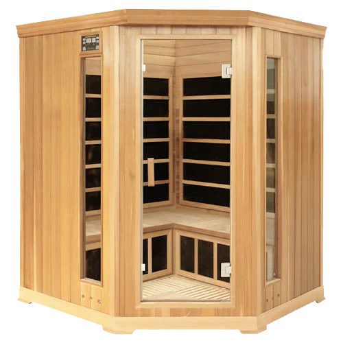 Smart 4 Person Hemlock Corner FAR Infrared Sauna