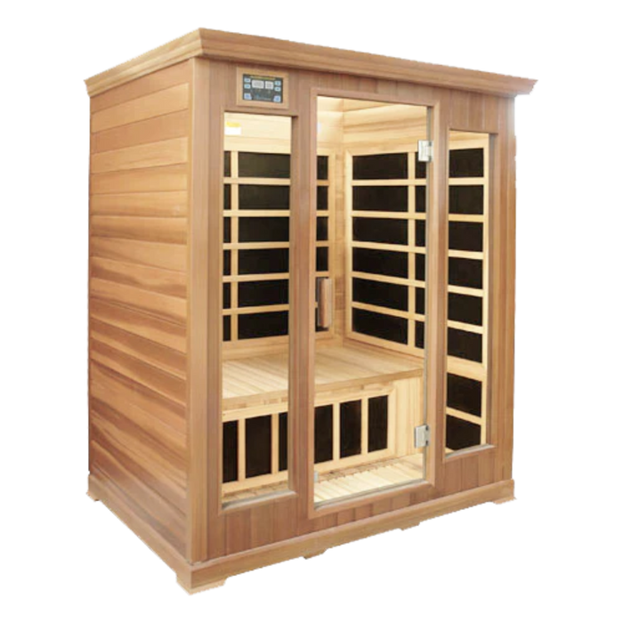 Smart's three-person Hemlock FAR Infrared Sauna