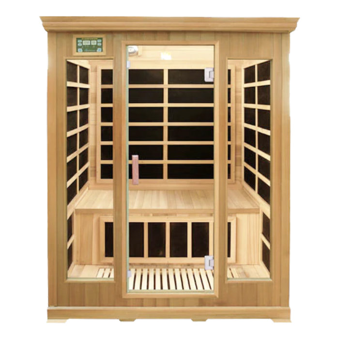 Smart's three-person Hemlock FAR Infrared Sauna