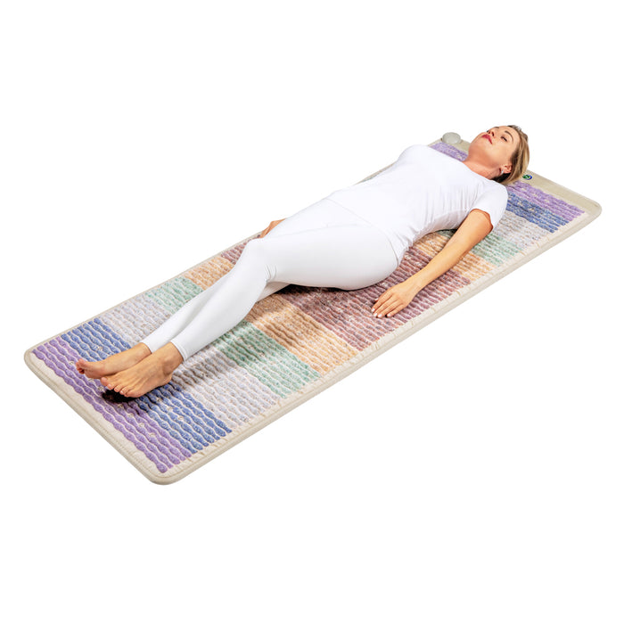 Line Heat Therapy Rainbow Chakra Mat Large 7428 Firm