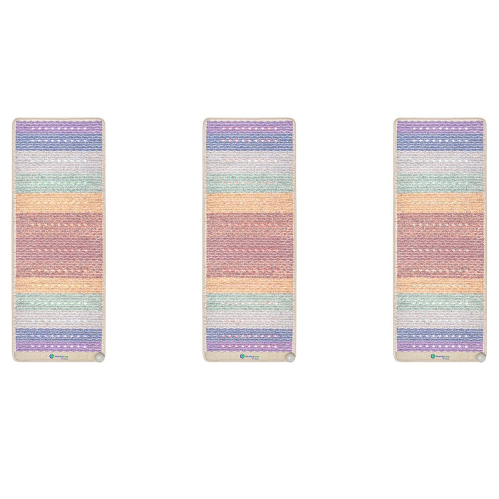 Line Heat Therapy Rainbow Chakra Mat Large 7428 Firm