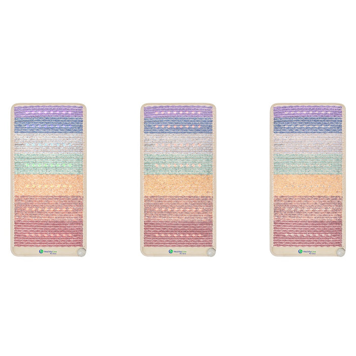 Line Heat Therapy Rainbow Chakra Mat Medium 5024 Firm